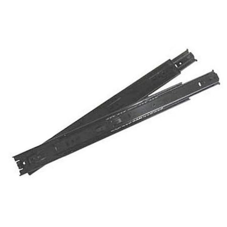 Dendesigns Knape &amp; Vogt 24 In. Full Extension With Overtravel Ball Bearing Slide - Black DE2585309